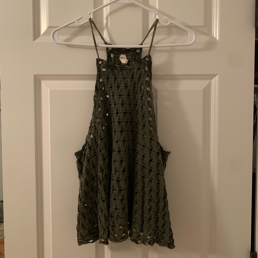 Free people tank top with holes
